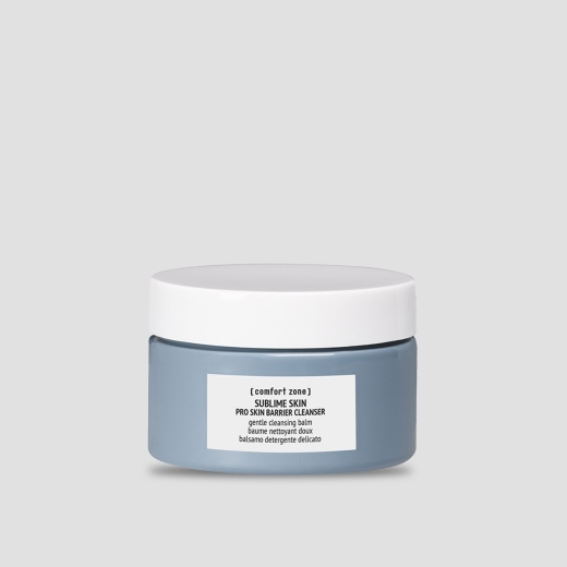 Sublime Skin, Pro Skin Barrier Cleanser, Comfort Zone, cleanser rosto, bálsamo de limpeza, limpeza facial, limpeza rosto, remover maquilhagem, desmaquilhante rosto, barreira cutânea, pele sensível, pele suave, pele luminosa, dupla limpeza, limpeza facial 