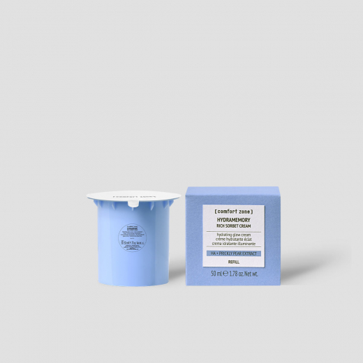 Hydramemory Rich Sorbet Cream Refill, rich sorbet cream, refill, creme hidratação, creme hidratante, Rich Sorbet Cream, luminosidade, creme rosto